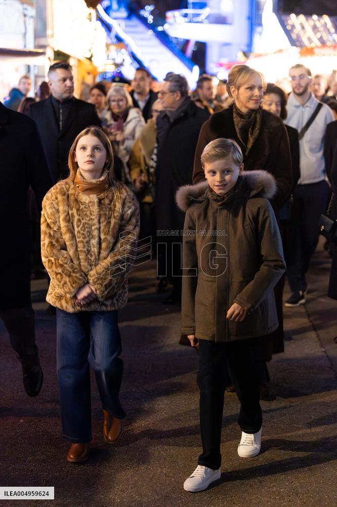 NO TABLOID - Opening of the Christmas Market of Monaco