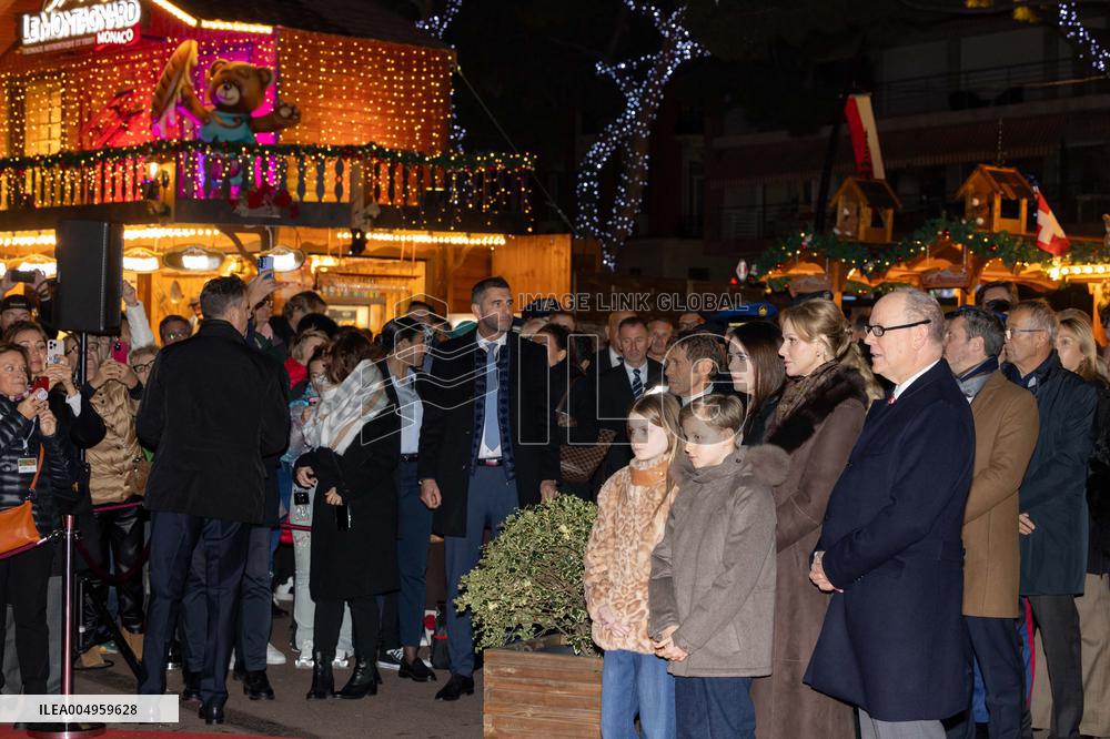 NO TABLOID - Opening of the Christmas Market of Monaco
