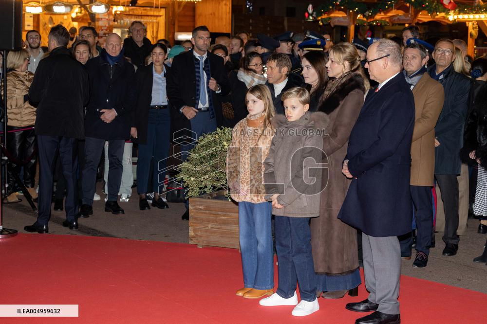NO TABLOID - Opening of the Christmas Market of Monaco