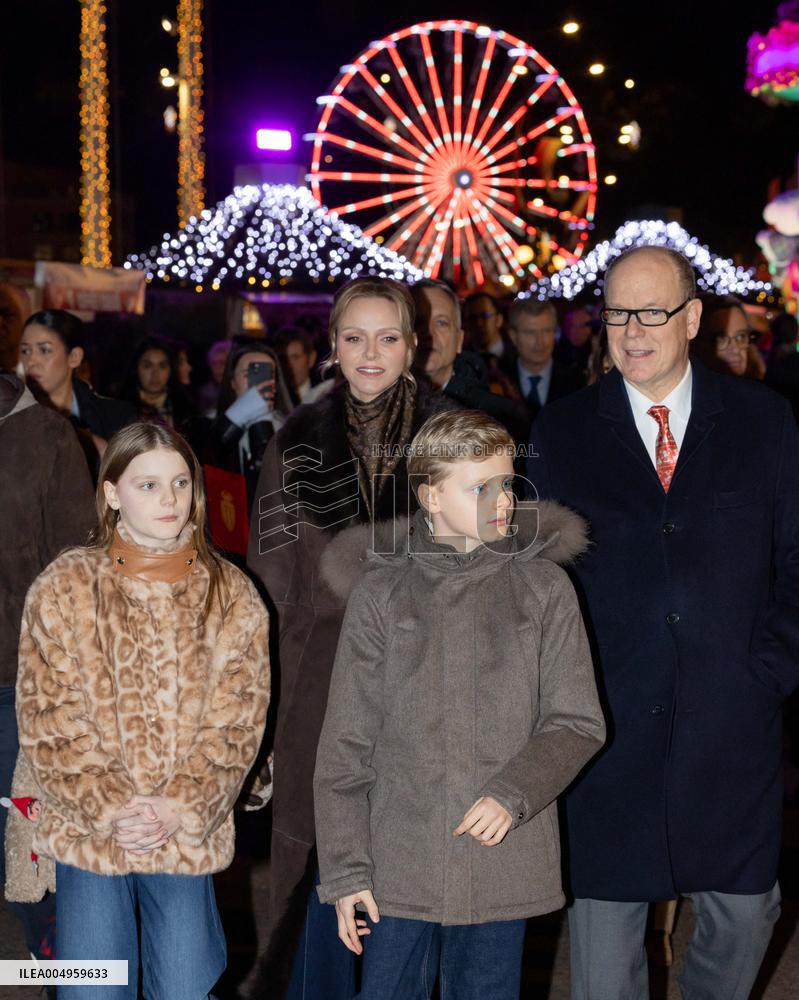 NO TABLOID - Opening of the Christmas Market of Monaco
