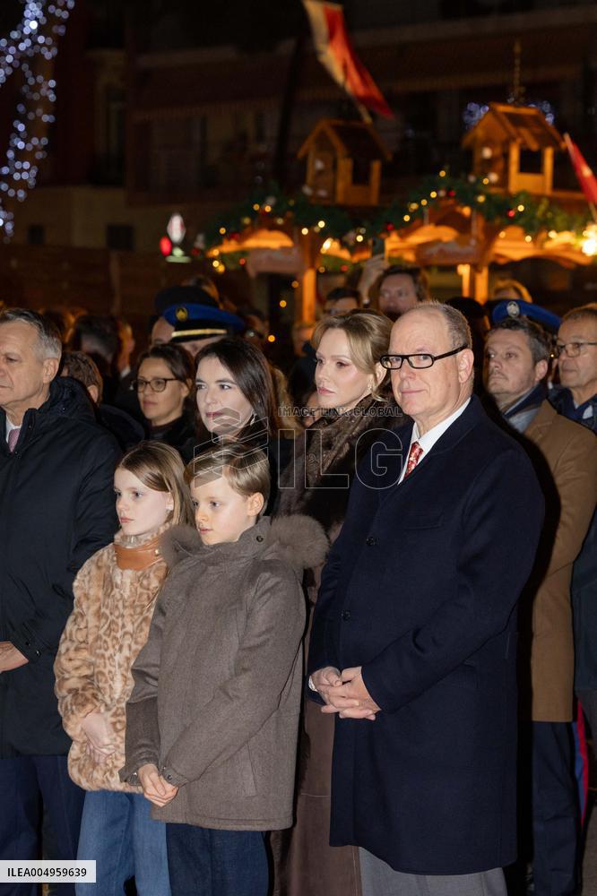 NO TABLOID - Opening of the Christmas Market of Monaco