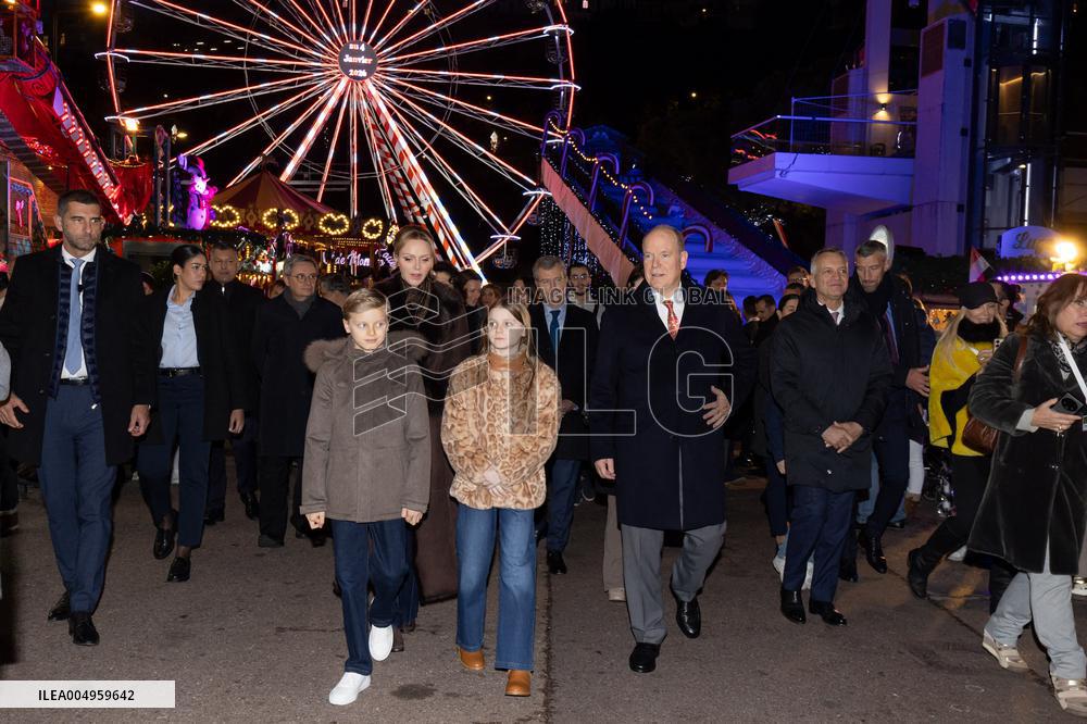 NO TABLOID - Opening of the Christmas Market of Monaco