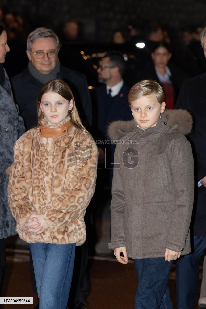 NO TABLOID - Opening of the Christmas Market of Monaco