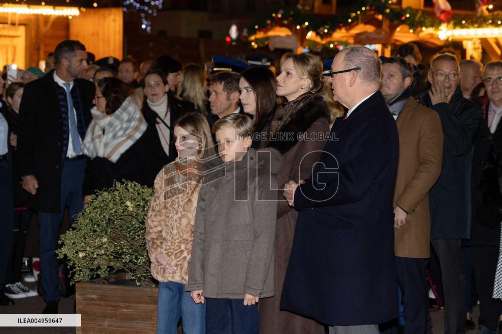 NO TABLOID - Opening of the Christmas Market of Monaco