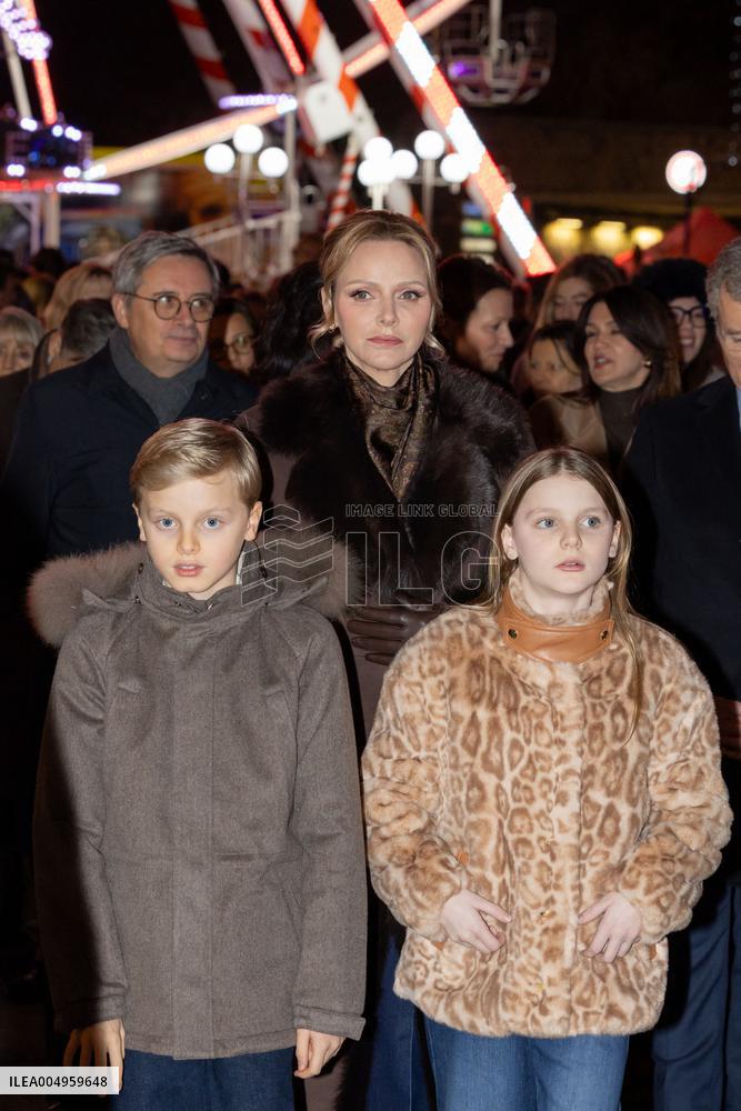 NO TABLOID - Opening of the Christmas Market of Monaco