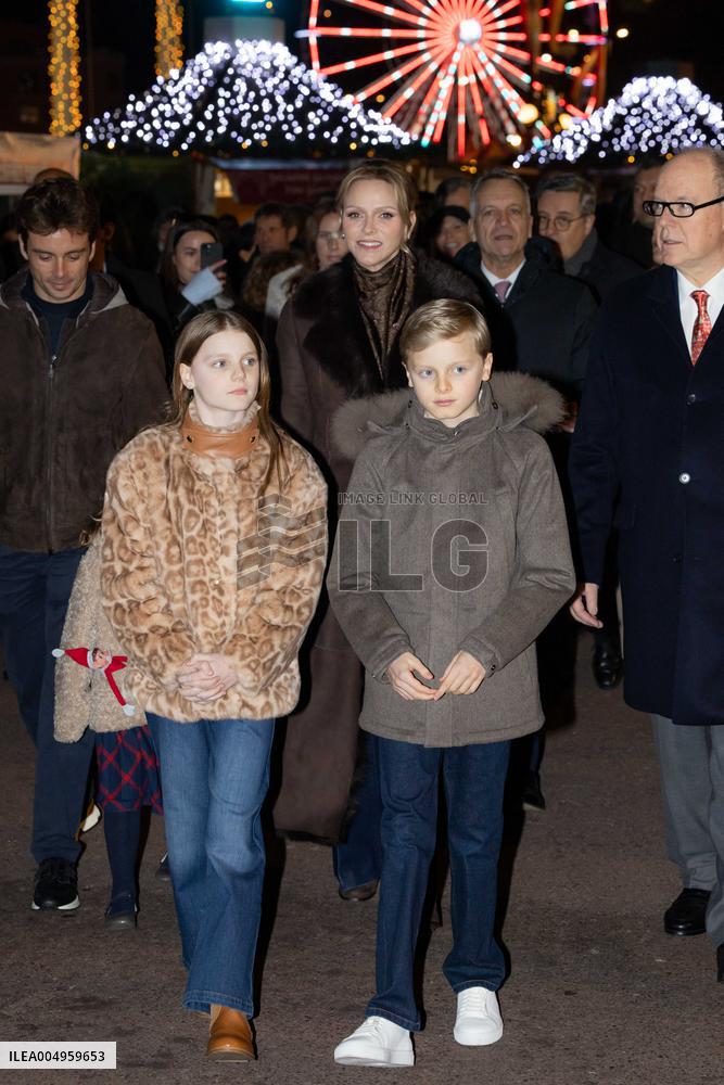 NO TABLOID - Opening of the Christmas Market of Monaco