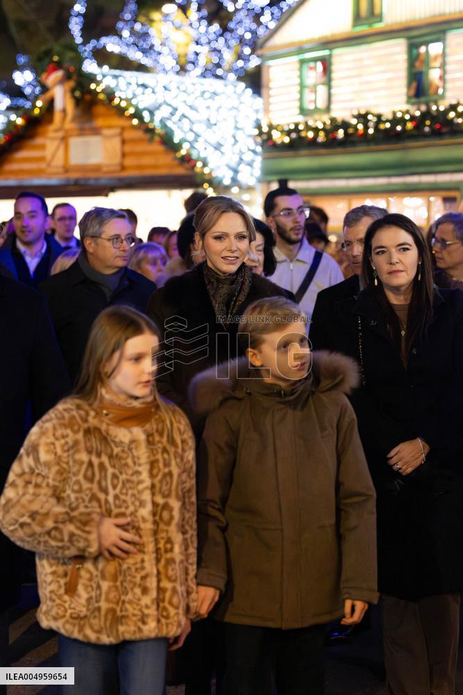 NO TABLOID - Opening of the Christmas Market of Monaco