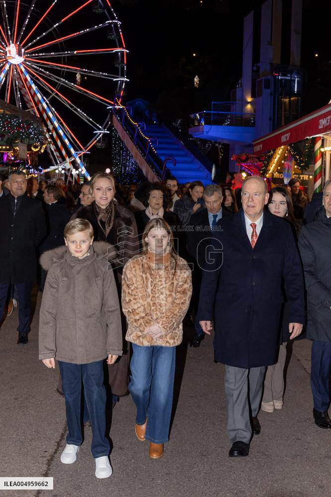 NO TABLOID - Opening of the Christmas Market of Monaco