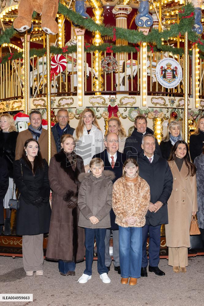 NO TABLOID - Opening of the Christmas Market of Monaco