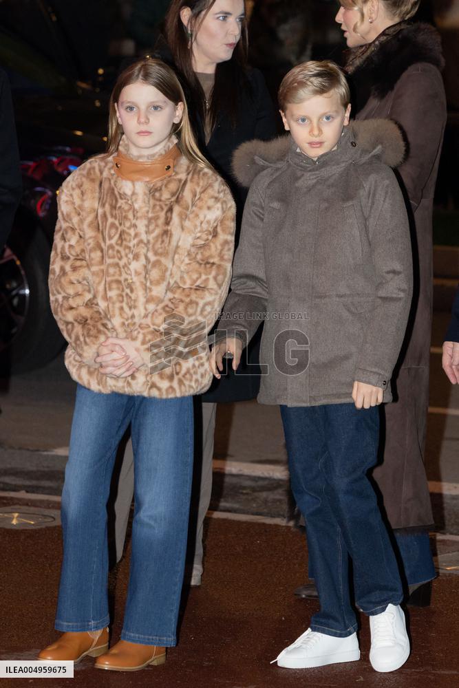 NO TABLOID - Opening of the Christmas Market of Monaco