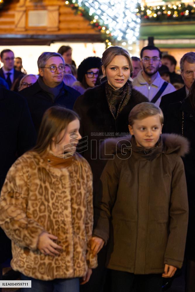 NO TABLOID - Opening of the Christmas Market of Monaco