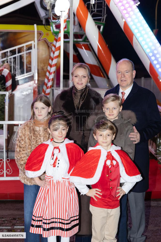 NO TABLOID - Opening of the Christmas Market of Monaco