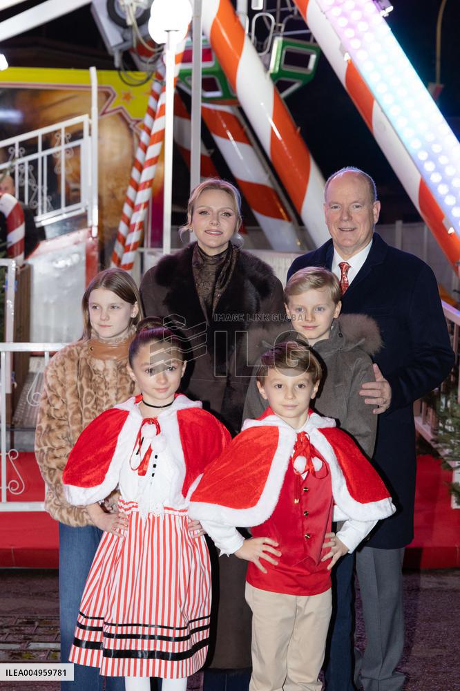 NO TABLOID - Opening of the Christmas Market of Monaco