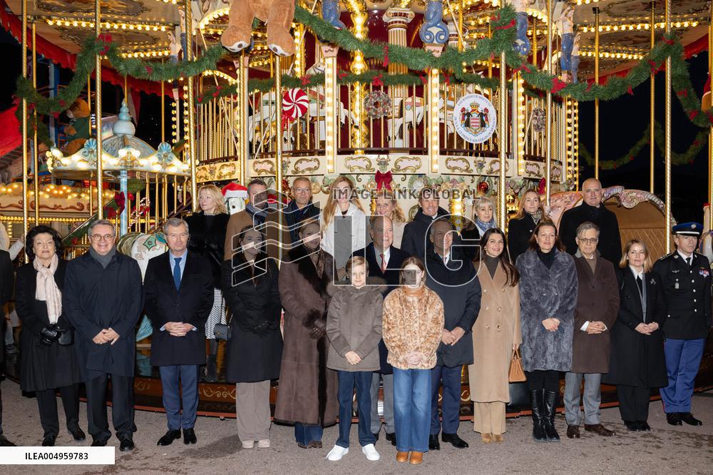 NO TABLOID - Opening of the Christmas Market of Monaco