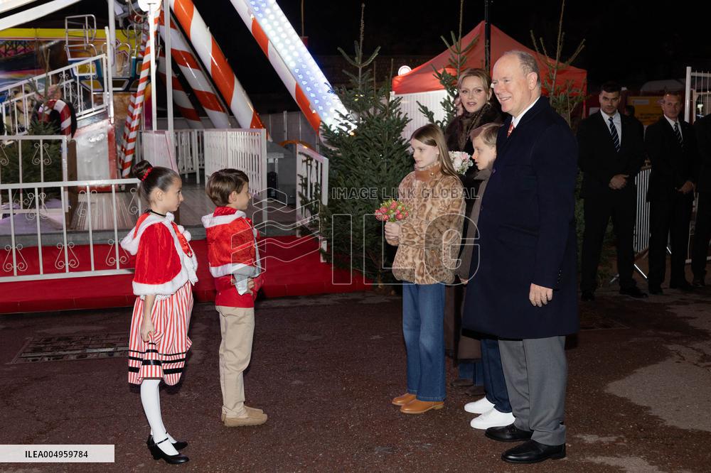 NO TABLOID - Opening of the Christmas Market of Monaco