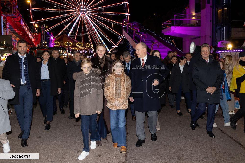 NO TABLOID - Opening of the Christmas Market of Monaco