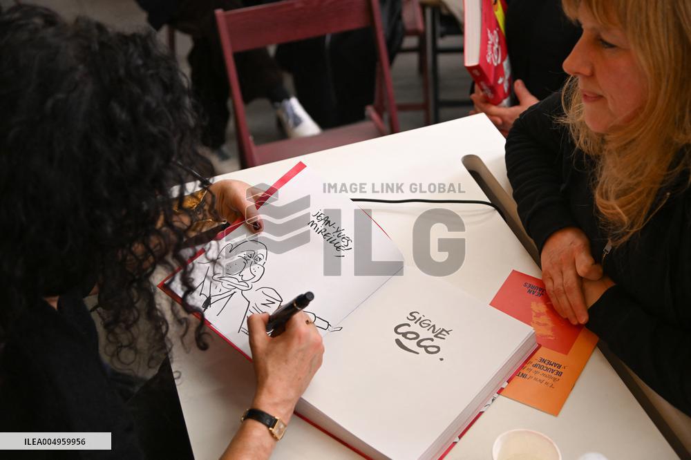 The illustrator Coco Signs Her New Book - Paris