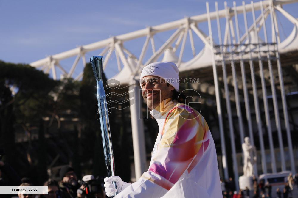 Launch of the Olympic Flame's journey in Rome - Italy