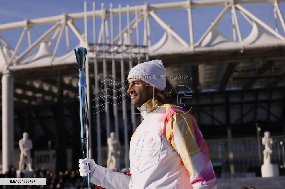Launch of the Olympic Flame's journey in Rome - Italy