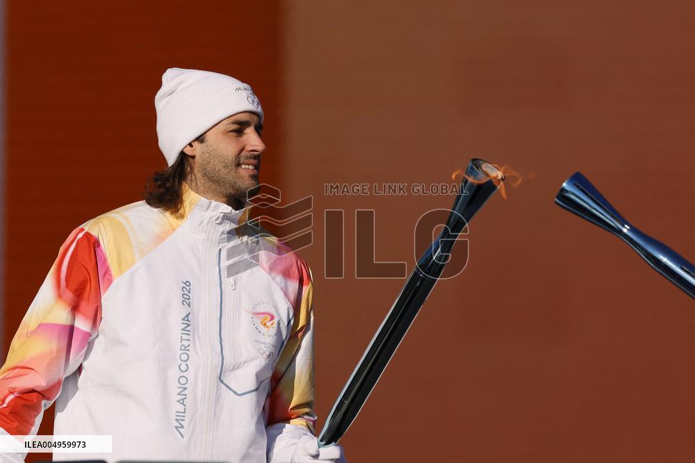 Launch of the Olympic Flame's journey in Rome - Italy