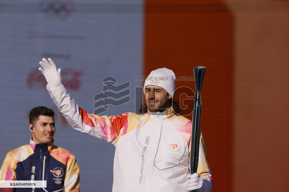 Launch of the Olympic Flame's journey in Rome - Italy