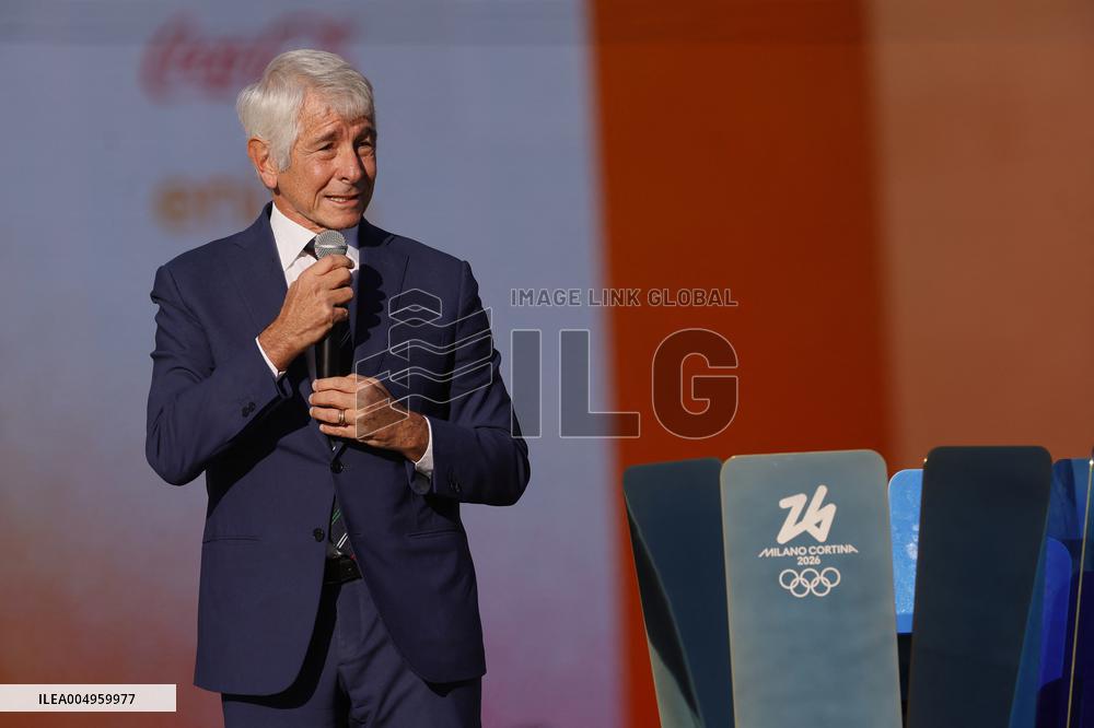 Launch of the Olympic Flame's journey in Rome - Italy