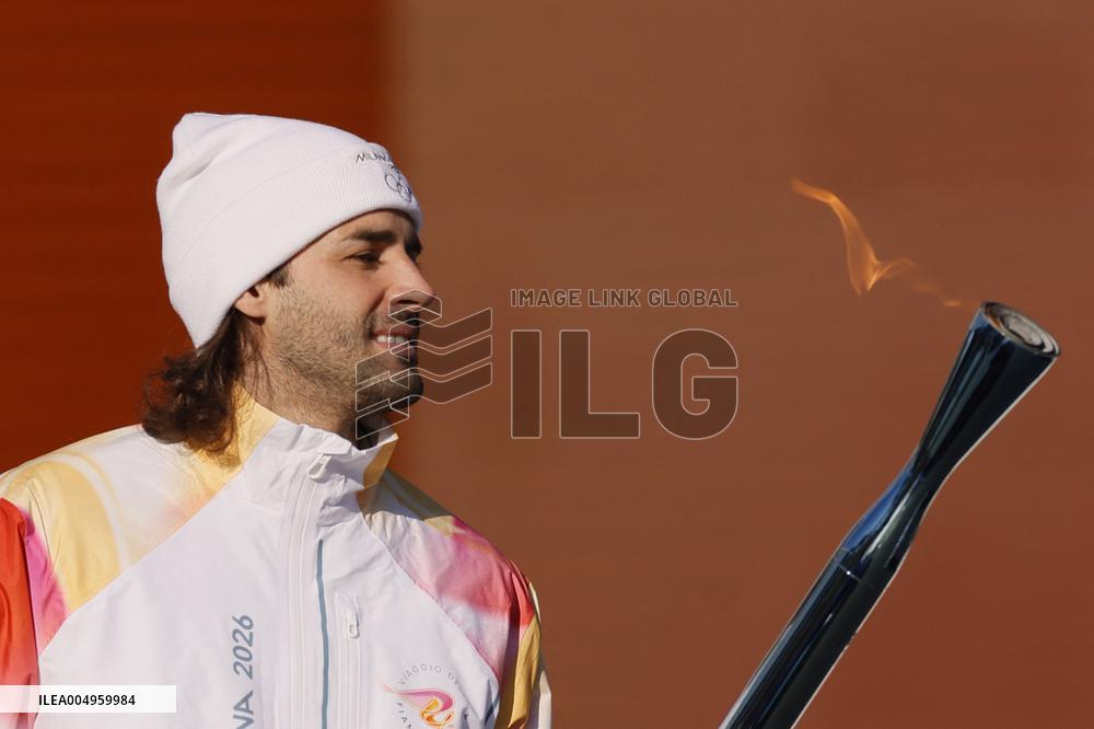 Launch of the Olympic Flame's journey in Rome - Italy