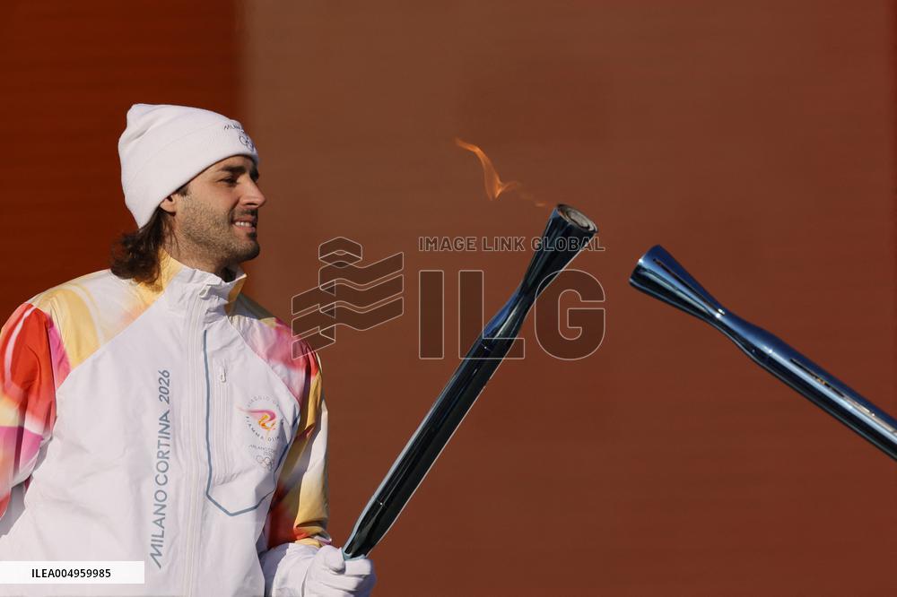 Launch of the Olympic Flame's journey in Rome - Italy