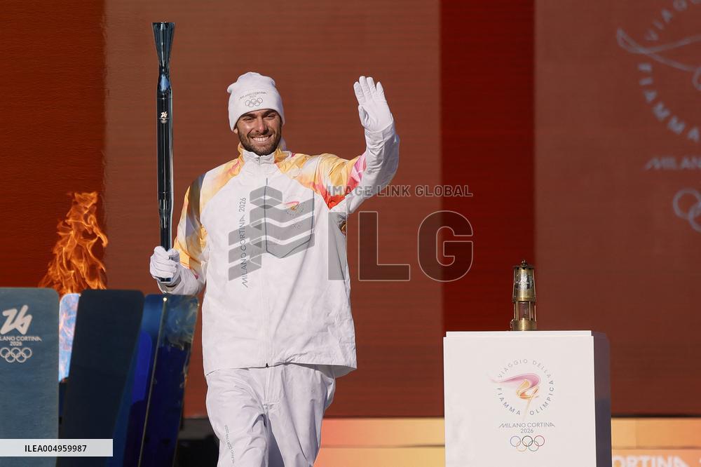 Launch of the Olympic Flame's journey in Rome - Italy