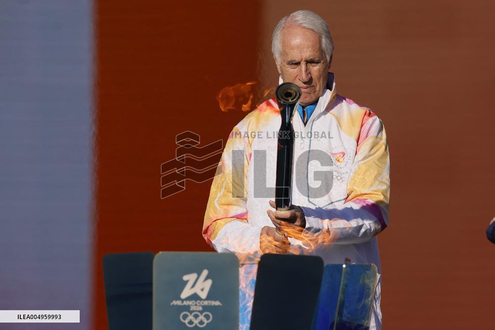 Launch of the Olympic Flame's journey in Rome - Italy