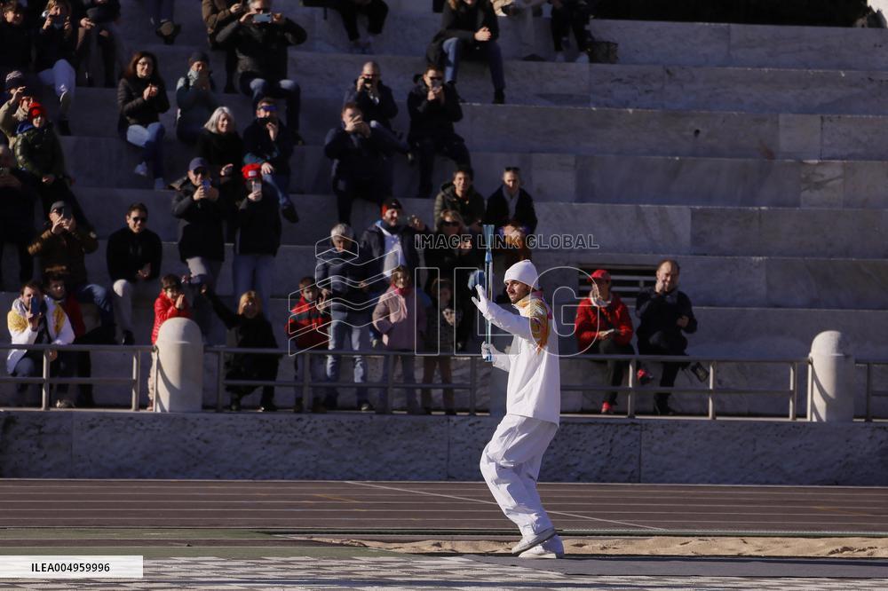 Launch of the Olympic Flame's journey in Rome - Italy