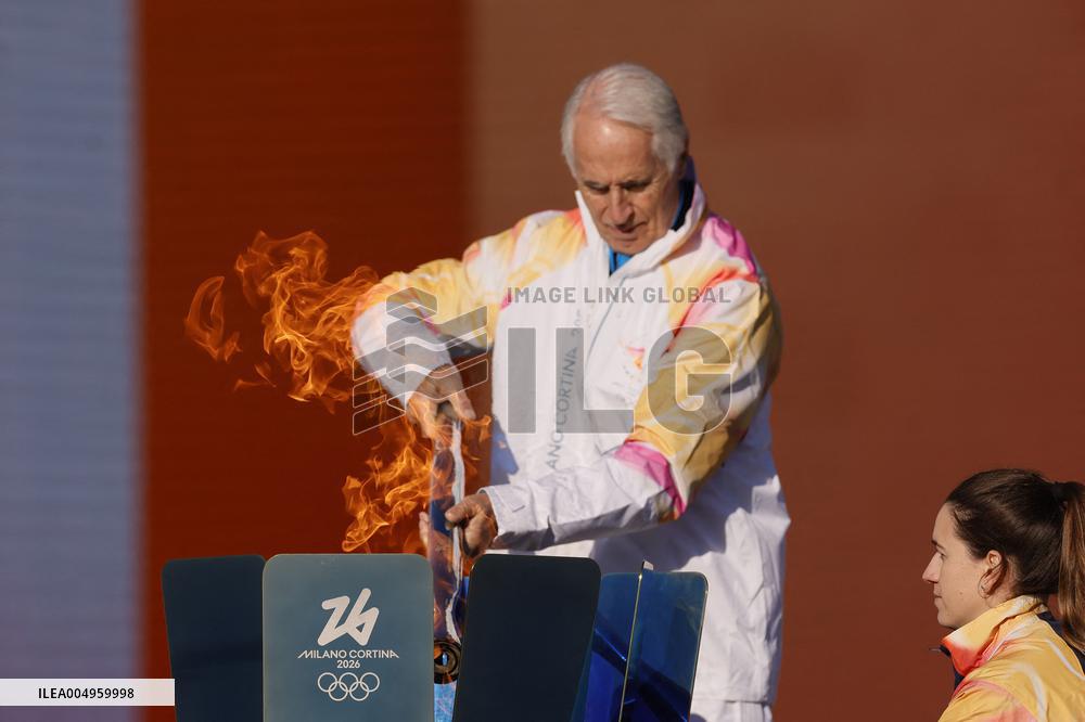 Launch of the Olympic Flame's journey in Rome - Italy