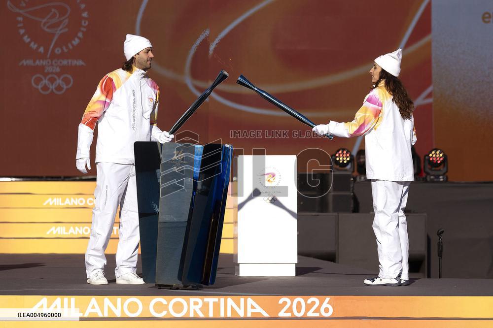 Launch of the Olympic Flame's journey in Rome - Italy