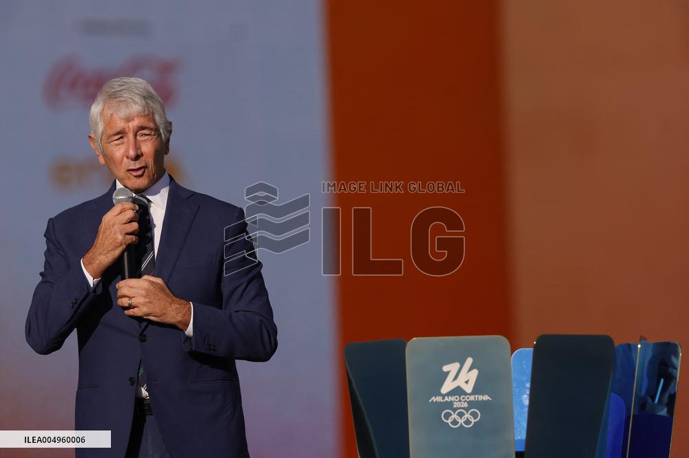 Launch of the Olympic Flame's journey in Rome - Italy