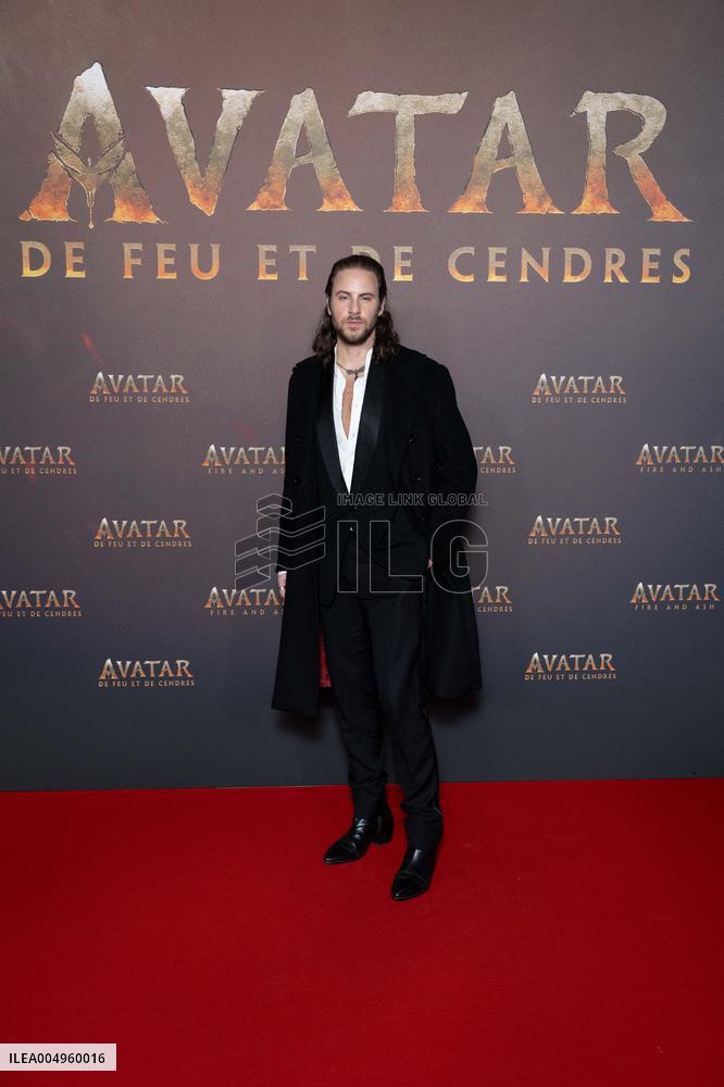 Avatar: Fire And Ash European Premiere Guest and VIP - Paris AJ
