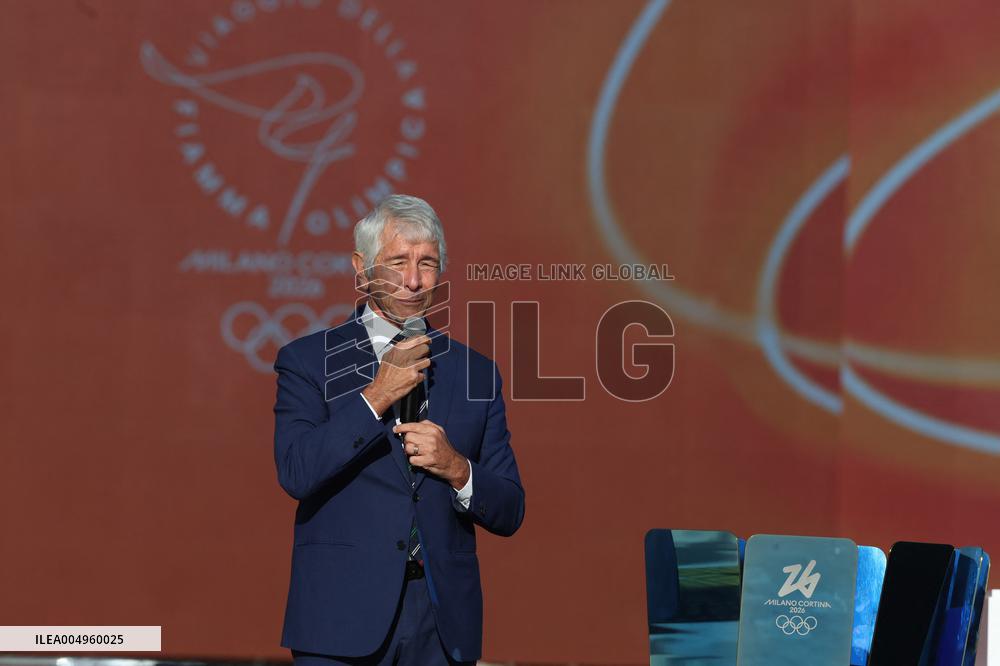 Launch of the Olympic Flame's journey in Rome - Italy