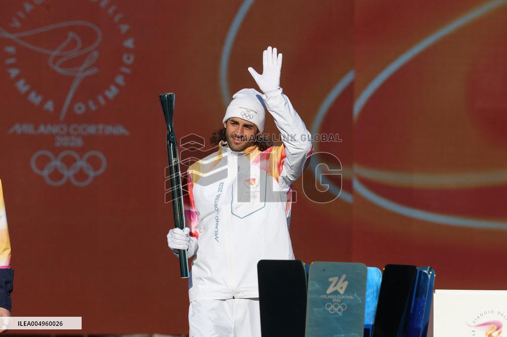 Launch of the Olympic Flame's journey in Rome - Italy