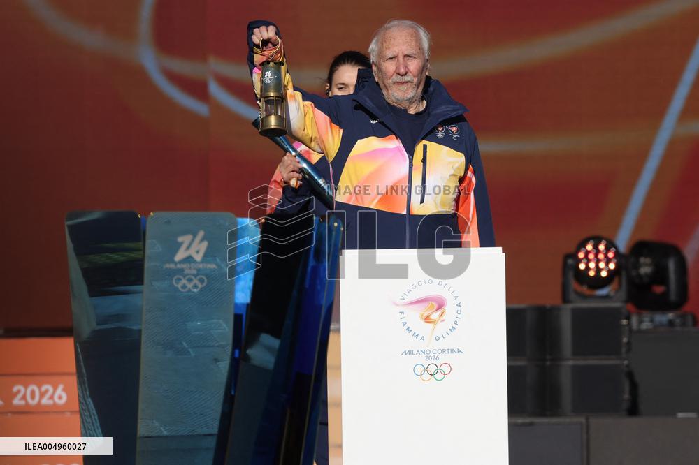 Launch of the Olympic Flame's journey in Rome - Italy