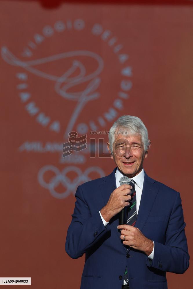 Launch of the Olympic Flame's journey in Rome - Italy