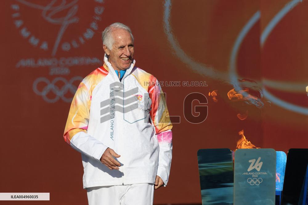 Launch of the Olympic Flame's journey in Rome - Italy