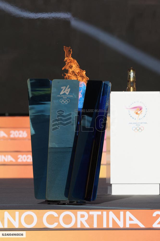 Launch of the Olympic Flame's journey in Rome - Italy