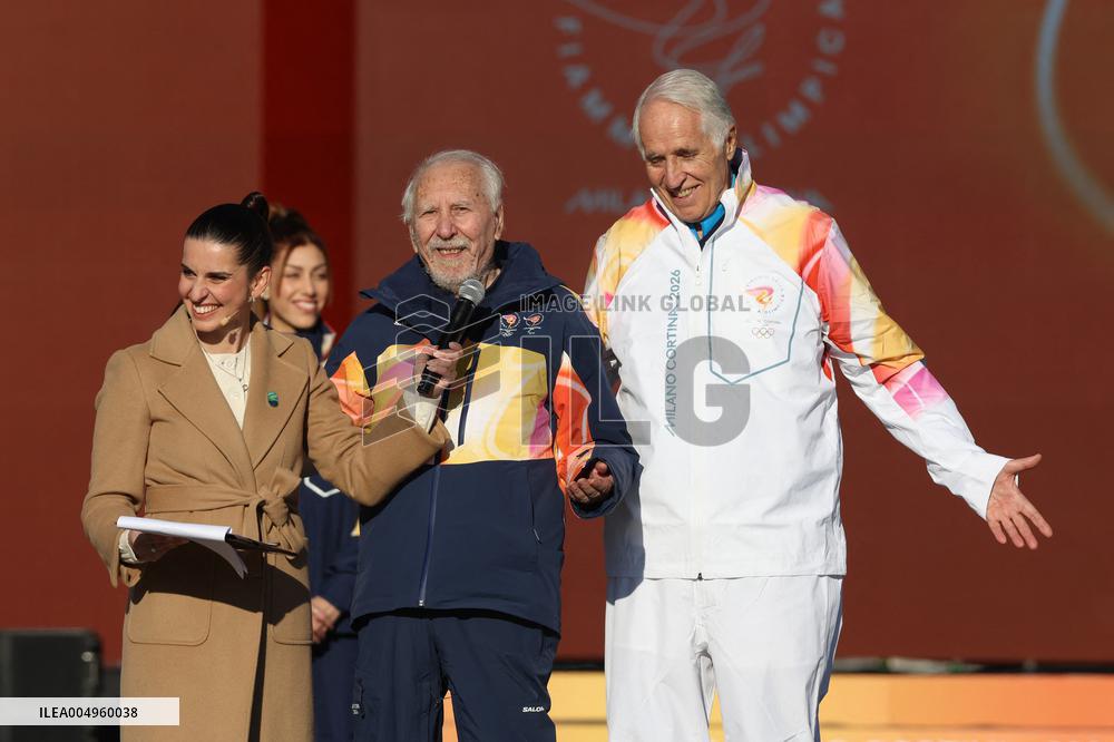 Launch of the Olympic Flame's journey in Rome - Italy