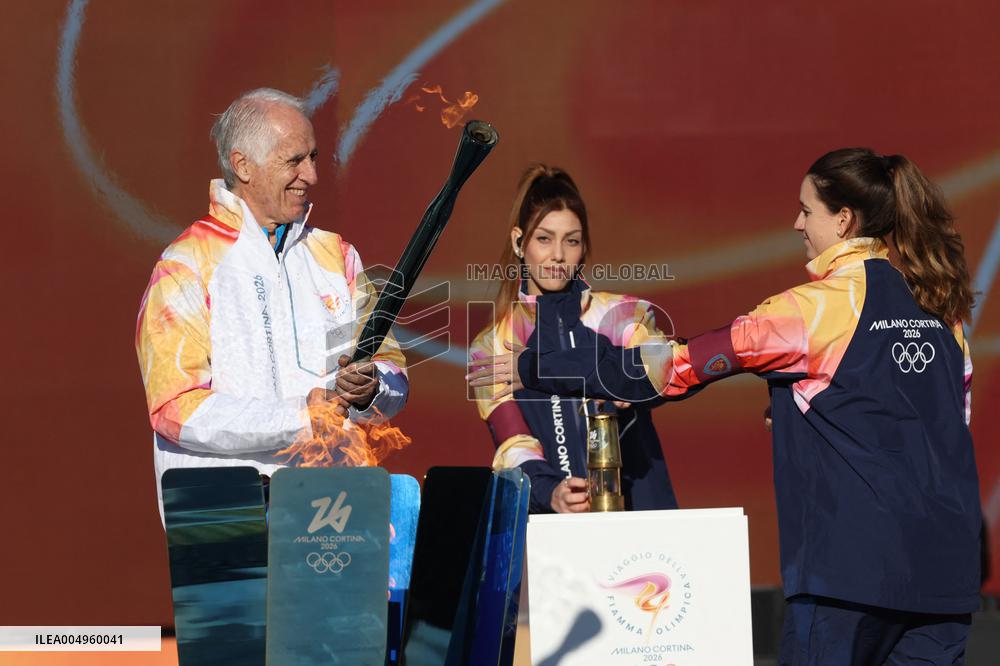 Launch of the Olympic Flame's journey in Rome - Italy