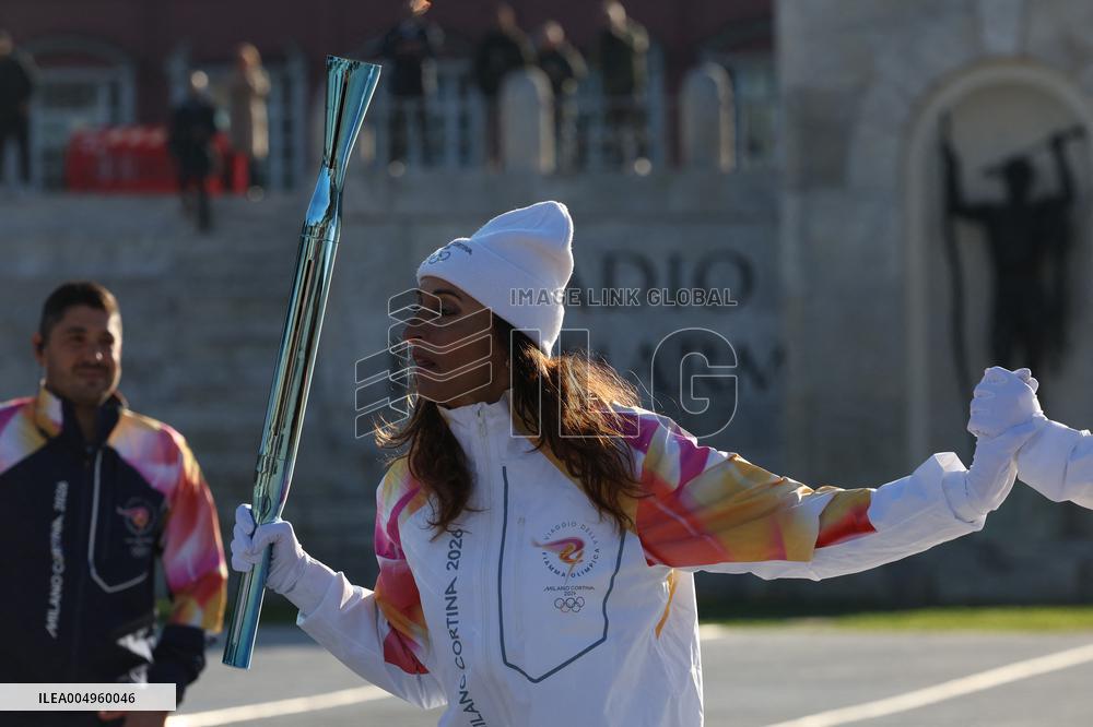 Launch of the Olympic Flame's journey in Rome - Italy