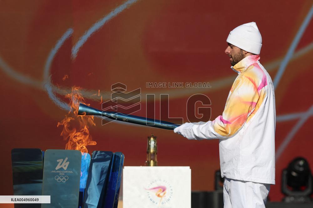 Launch of the Olympic Flame's journey in Rome - Italy