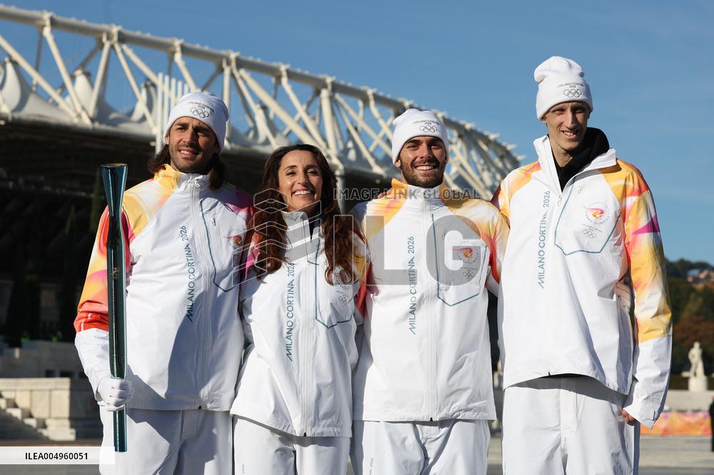 Launch of the Olympic Flame's journey in Rome - Italy