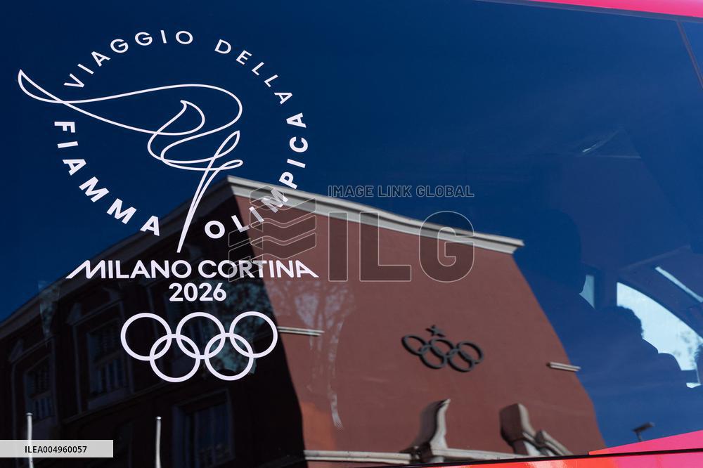 Launch of the Olympic Flame's journey in Rome - Italy