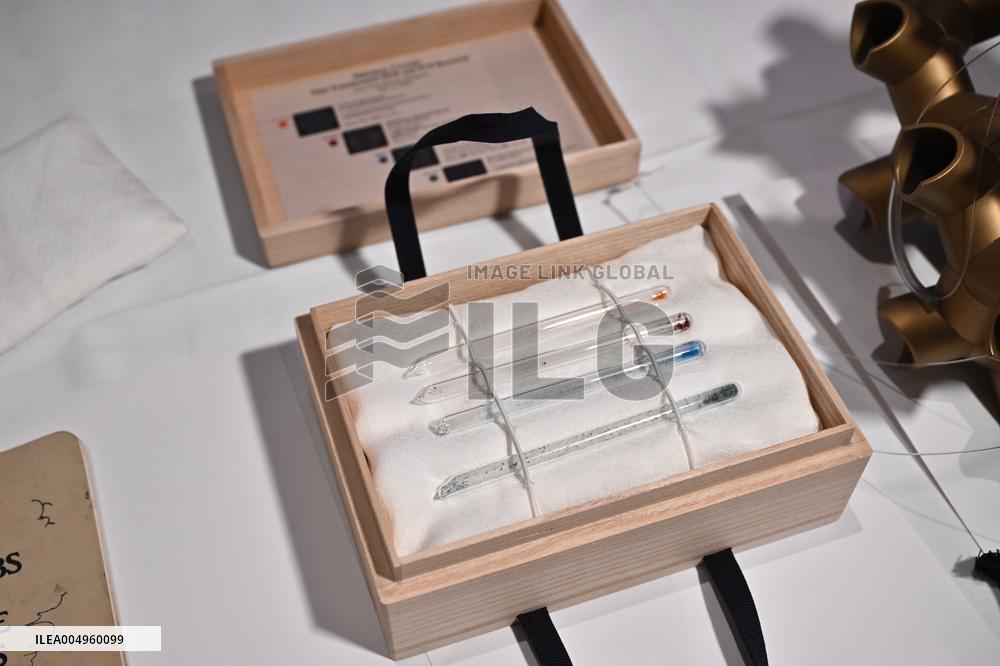 NOBEL CHAIRS ARE SIGNED BY THE PRIZE WINNERS