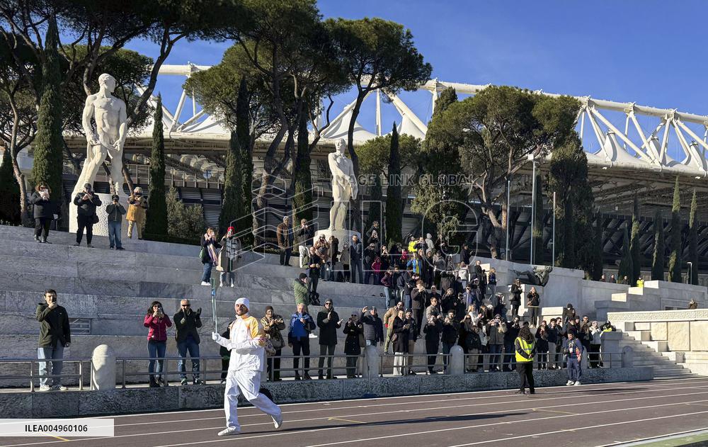 1st torch relay runner for Milan-Cortina Olympics