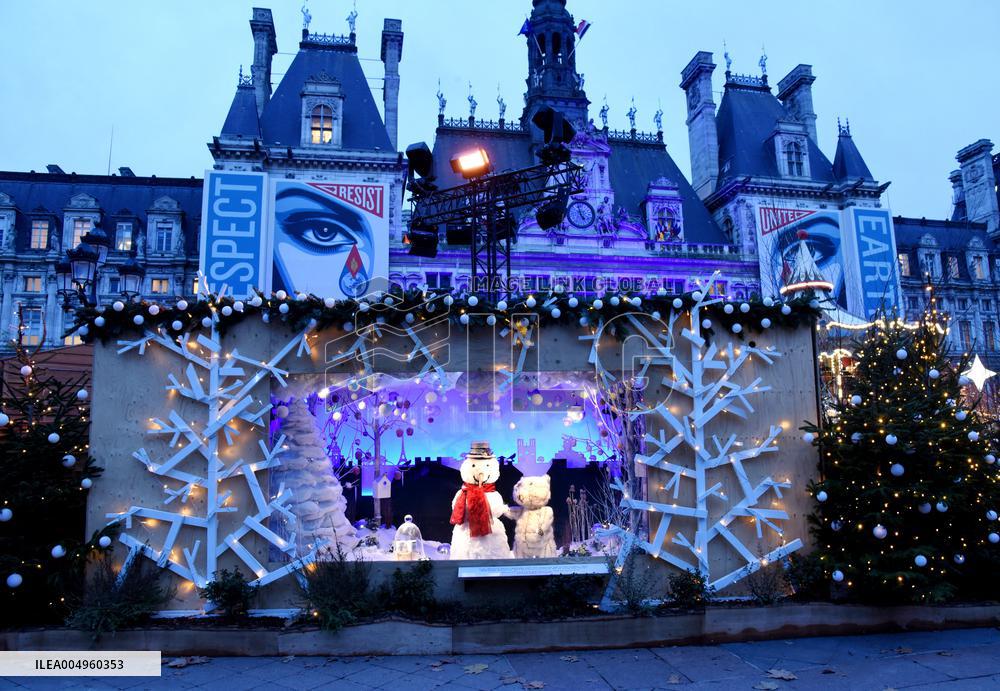 Christmas Market At Paris City Hall - Paris